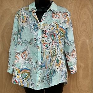 Chico’s Linen Blouse